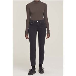 Agolde Jeans Toni Black Size 31 Mid Rise Straight